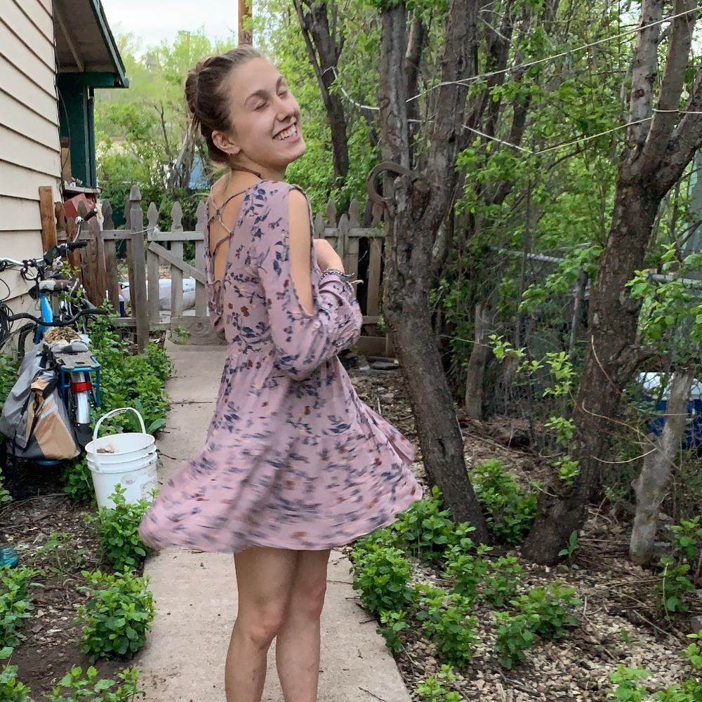 Floral Baby-doll Dress, medium